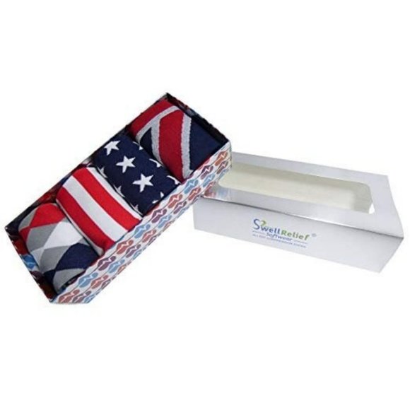 4 Pair S/M All American Flag & Novelty Moderate/Me - Picture 2 of 9